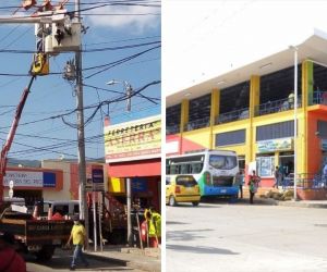 Obras en el Mercado Público.