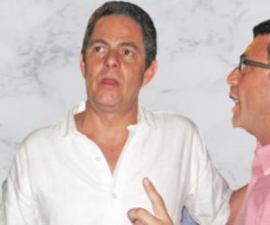 Germán Vargas Lleras (izquierda) y Carlos Caicedo (derecha).