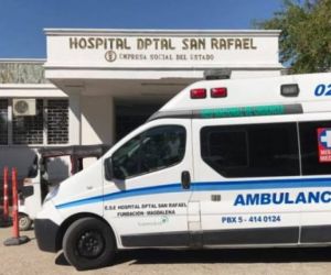 El herido fue trasladado al Hospital San Rafael. 