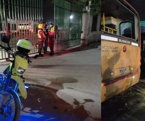 En la noche del sábado lanzaron granadas a la flota de buses en Barranquilla.