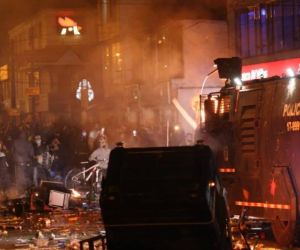 Protestas en Bogotá.