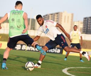 Entrenamiento de la selección.