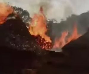 Imágenes que corresponderían a la emergencia.