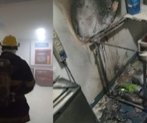 Bomberos en la clínica