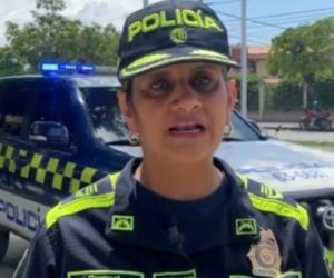 Comandante de la Policía Metropolitana, Adriana Paz.