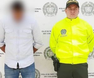 Fue capturado de la Policía Nacional por el delito de acto sexual abusivo con menor de 14 años agravado.