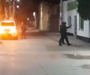 Los atracadores se enfrentaron a la Policía.