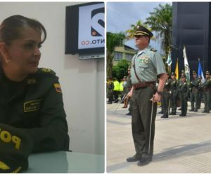 Sandra Vallejos fue comandante de la Policía, mientras Francisco Gélvez era el operativo.