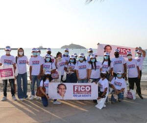 Los voluntarios de Fico Gutiérrez en Santa Marta.