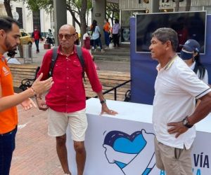 actividad realizada en el parque bolívar 