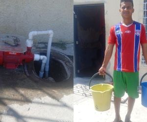 Los pescaiteros dependen de las motobombas para tener un poquito de agua. 