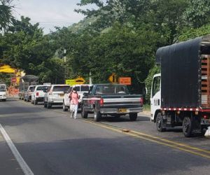 Las vías del departamento no están cerradas. 