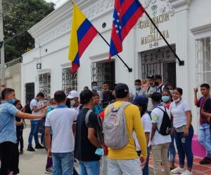 Siguen las protestas. 