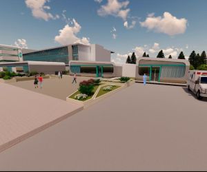 Así quedaría el hospital. 
