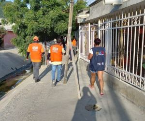 Las primeras jornadas se llevaron a cabo en compañía de voluntarios miembros del Comité Barrial Samario.
