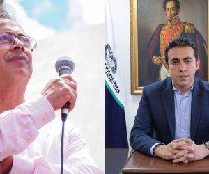 Gustavo Petro y Alexander Vega.