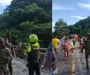 El hecho se registró en el Puente Aguja. 