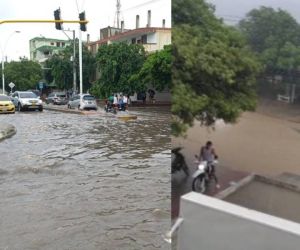 Lluvia en Santa Marta.