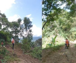 La administración departamental direccionó trabajos puntuales en la vereda de Aguas Lindas.