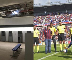 Aún faltan obras por terminar en el estadio Sierra Nevada de Santa Marta. 