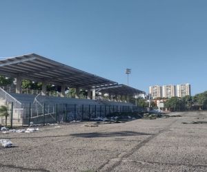 Estado de la cancha de fútbol