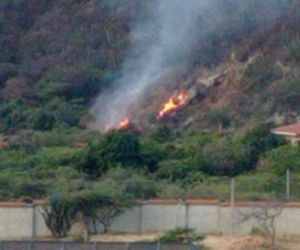 Inicio de la propagación del fuego en Gaira
