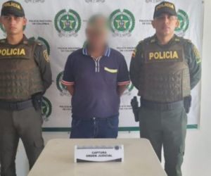 Luiggy Carretero Arrieta se entregó a la Policía Nacional en el municipio de Mahates, Bolívar.