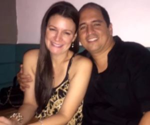 Ingrid Gómez y su esposo Leonardo Restrepo.