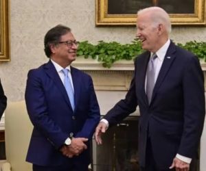 Gustavo Petro y Joe Biden.