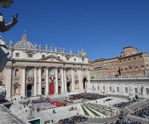 Plaza de San Pedro, en el Vaticano.