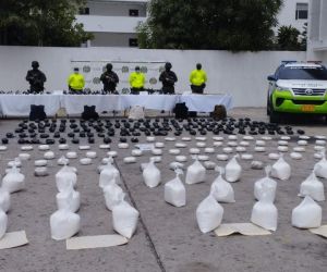 Fueron en total 400 kilos de cocaína hallados en allanamiento en Chiquinquirá.