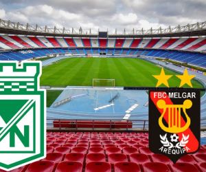 Atletico Nacional vs Melgar por Copa Libertadores.