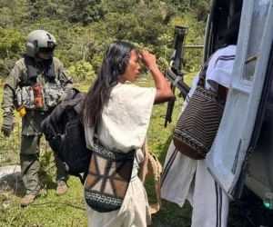 Evacuación del indígena arhuaco. 