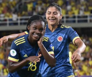 Linda Caicedo y Catalina Usme, figuras de la selección femenina.