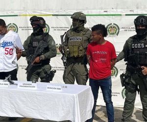 Los dos hombres fueron capturados por la Policía.