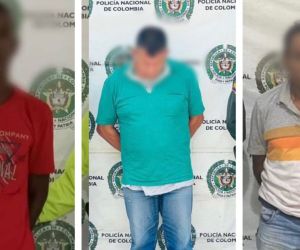 Hombres capturados por estos delitos