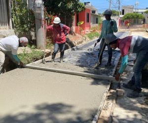 Pavimentación en Santa Fe. 