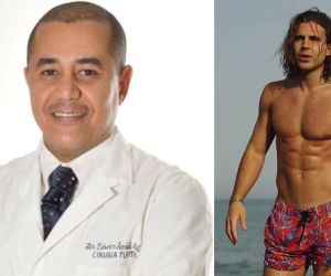 Cirujano colombiano Edwin Arrieta Arteaga y Daniel Sancho