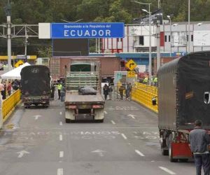 Frontera entre Colombia y Ecuador.