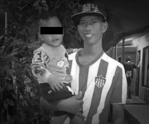 Bebé y su padre, asesinados.