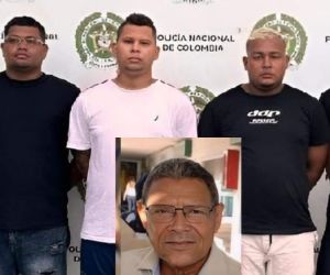 Sujetos capturados por su presunta participación en el crimen de Normando Díaz.