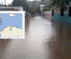 Lluvias en Santa Marta. 