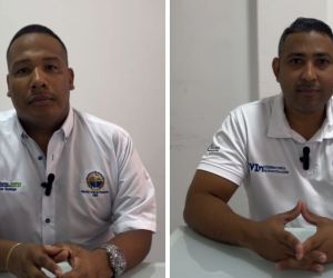 Nelson Daza y Laionell Polo.