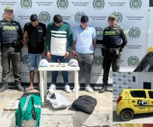 Capturados por robo en Santa Marta