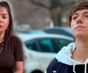 Dina Morales y su hijo Juan Felipe Rincón.