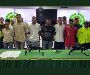 Presuntos integrantes del ‘Clan del Golfo’.