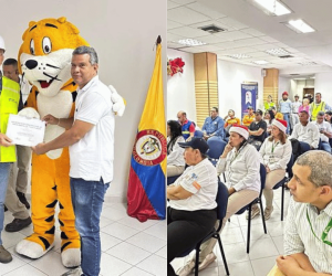 XXIV semana de seguridad y salud en el trabajo en el puerto de Santa Marta