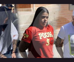 La pareja de 'Castor' y los otros dos familiares cuando fueron capturados el miércoles.