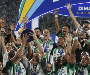 La celebración de Atlético Nacional