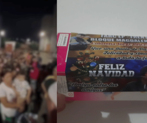 Entrega de regalos Farc